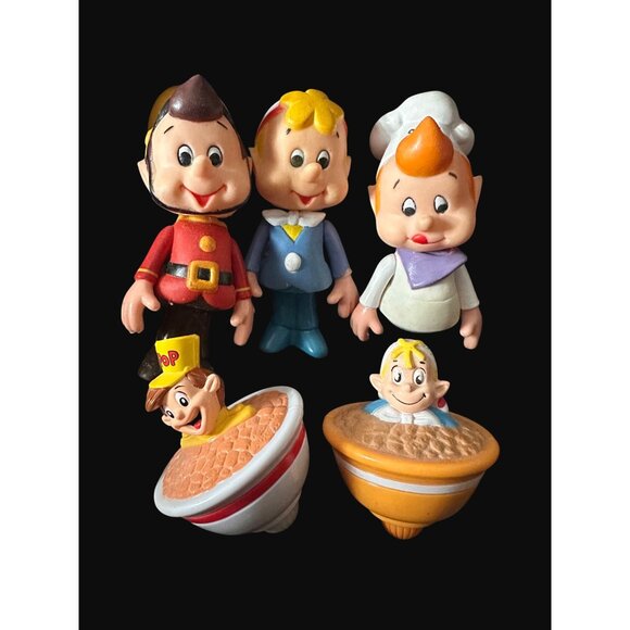 Kelloggs Snap Crackle Pop Vinyl Figurines & spinners - Picture 1 of 10
